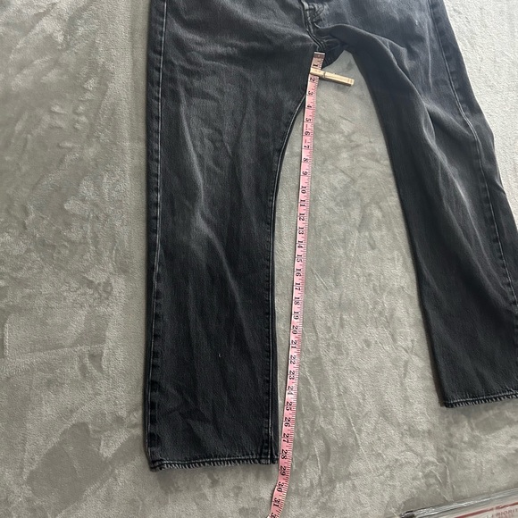 Levi’s 501 button fly black denim jeans - Picture 4 of 11